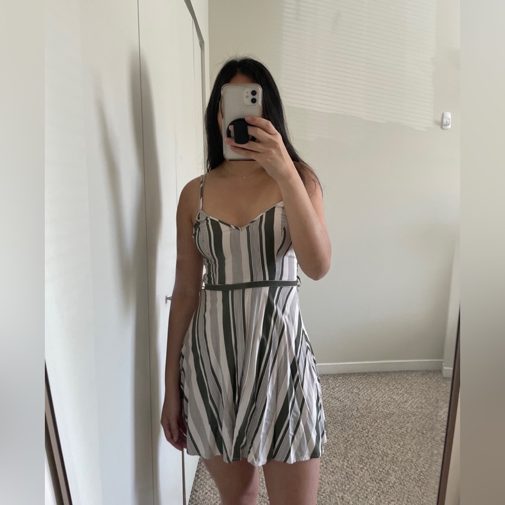 Tie-Belt Dress